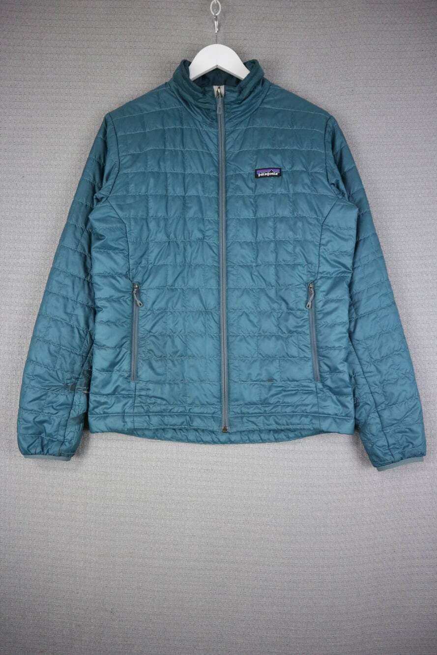 Patagonia Nano Puff Jacket Mens Small Blue Damaged as-is